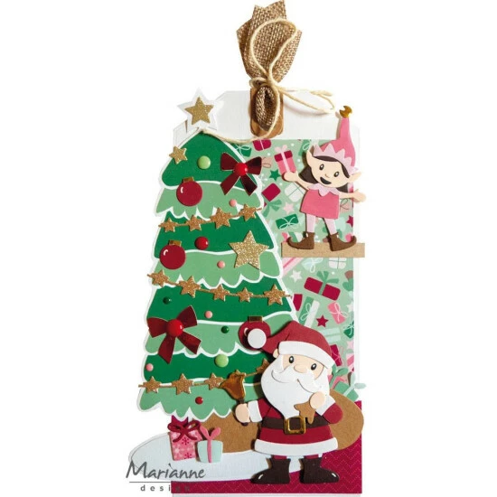 Marianne Design Collectables Die - Eline's Santa & Mrs. Claus - Image 2