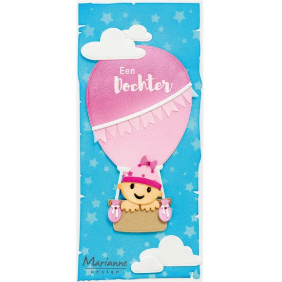 Marianne Design Collectables Die - Hot Air Balloon By Marleen