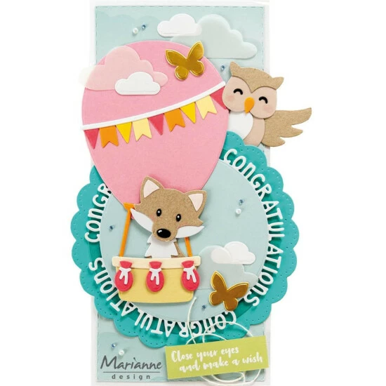 Marianne Design Collectables Die - Hot Air Balloon By Marleen - Image 3