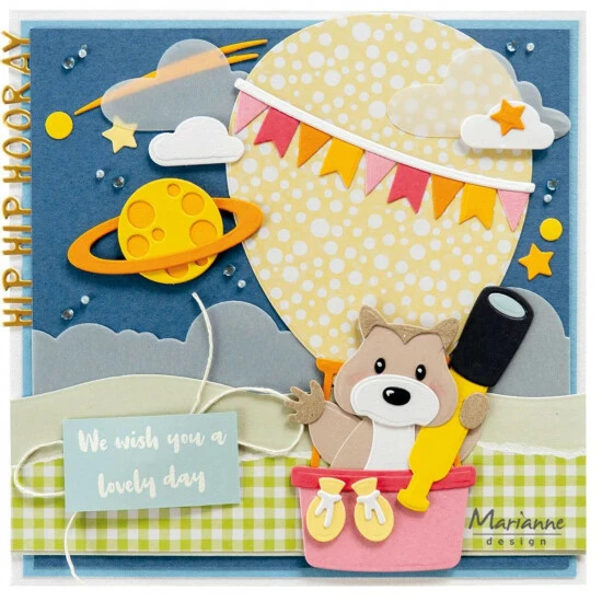 Marianne Design Collectables Die - Hot Air Balloon By Marleen - Image 4