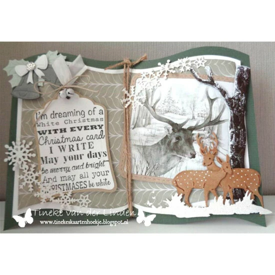 Marianne Design Craftables Dies - Tiny's Trees, Oak - Image 3