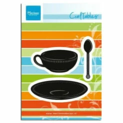 Marianne Design Craftables Dies - Tea Cup With Spoon