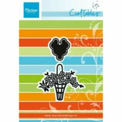 Marianne Design: Craftables Dies - Flower Basket And Tag