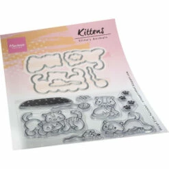Marianne Design Clear Stamp & Die Set - Eline's Animals - Kittens
