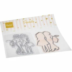 Marianne Design Clear Stamp & Die Set - Friends