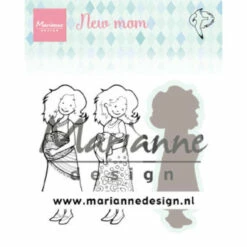 Marianne Design Hetty's New Mom Die & Stamp Set