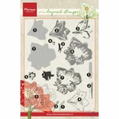 Marianne Design Layering Stamps Tiny's Amaryllis