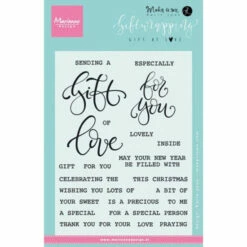 Marianne Design Stamps Giftwrapping - Gift Of Love