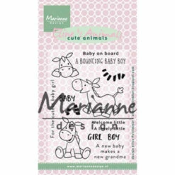 Marianne Design Stamps Eline's Zebra & Donkey