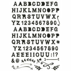 Marianne Design Eline's Handlettering - Bold - Stamp Set