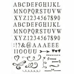 Marianne Design Eline's Handlettering - Light - Stamp Set
