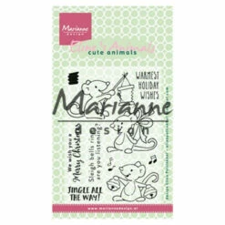 Marianne Design Stamps Eline's Christmas Mice