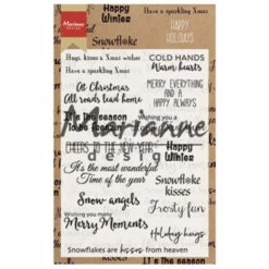 Marianne Design Stamps Happy Holidays