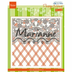 Marianne Design Embossing Folder Anja's Flower Border