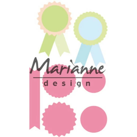 Marianne Design Collectables Rosettes & Labels