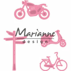 Marianne Design Village Decoration Set 3 - Bikes