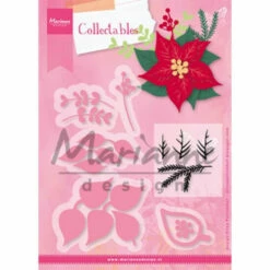 Marianne Design Collectables Die & Stamp Set - Eline's Poinsettia