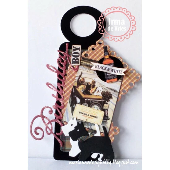 Marianne Design Collectables Die & Stamp Set - Birthday - Image 3