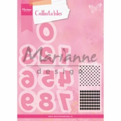Marianne Design Collectables Dies & Stamp Set - Party Numbers