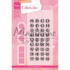 Marianne Design Collectables Die Set- Vintage Alphabet Die & Stamp Set