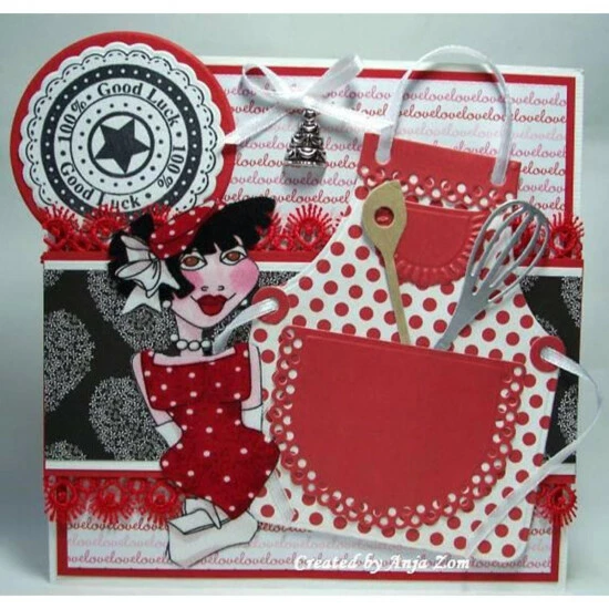 Marianne Design Collectables Die & Stamp Set - Circle Die & Sentiments - Image 2