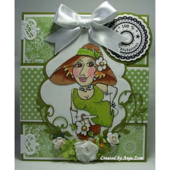 Marianne Design Collectables Die & Stamp Set - Circle Die & Sentiments - Image 3