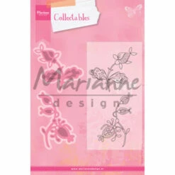 Marianne Design Collectables Die & Stamp Set - Flowers & Leaf 2