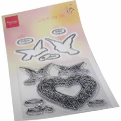 Marianne Design Stamp & Die Set - Tiny's Love Birds