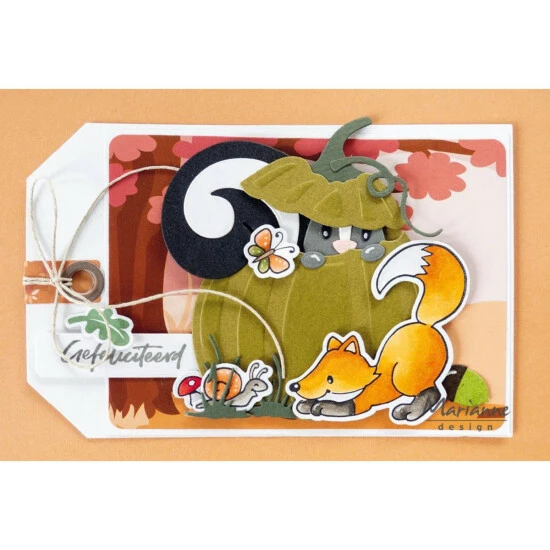 Marianne Design Stamp & Die Set - Eline's Fox - Image 4