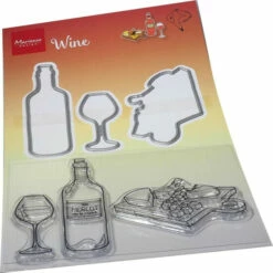 Marianne Design Stamp & Die Set - Hetty's Wine