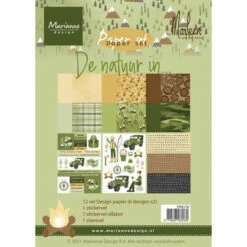 Marianne Design A5 Paper Set - In Nature By Marleen
