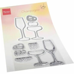 Marianne Design Tiny's Champagne Stamp & Die Set