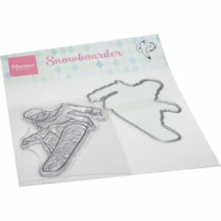 Marianne Design Hetty's Snowboarder Die & Stamp Set