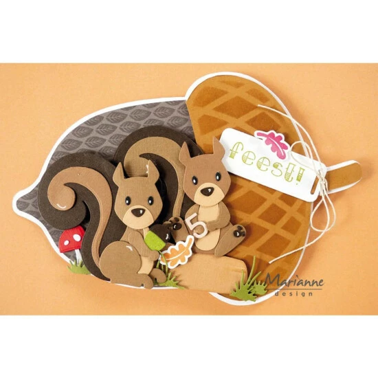 Marianne Design Collectables Die - Eline's Squirrel And Skunk - Image 2
