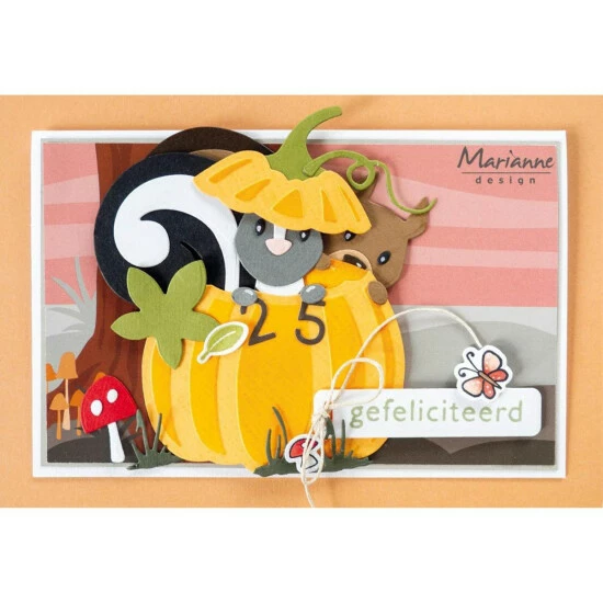 Marianne Design Collectables Die - Eline's Squirrel And Skunk - Image 4