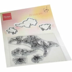 Marianne Design Tiny's Blossom Stamp And Die Set