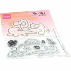 Marianne Design Eline's Animals - Reptiles Die & Stamp Set