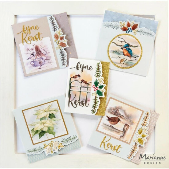 Hunkydory Marianne Design Craftables Die - Stitching Border Pine Twigs - Image 4