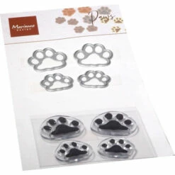 Marianne Design Clear Stamp & Die Set - Paws